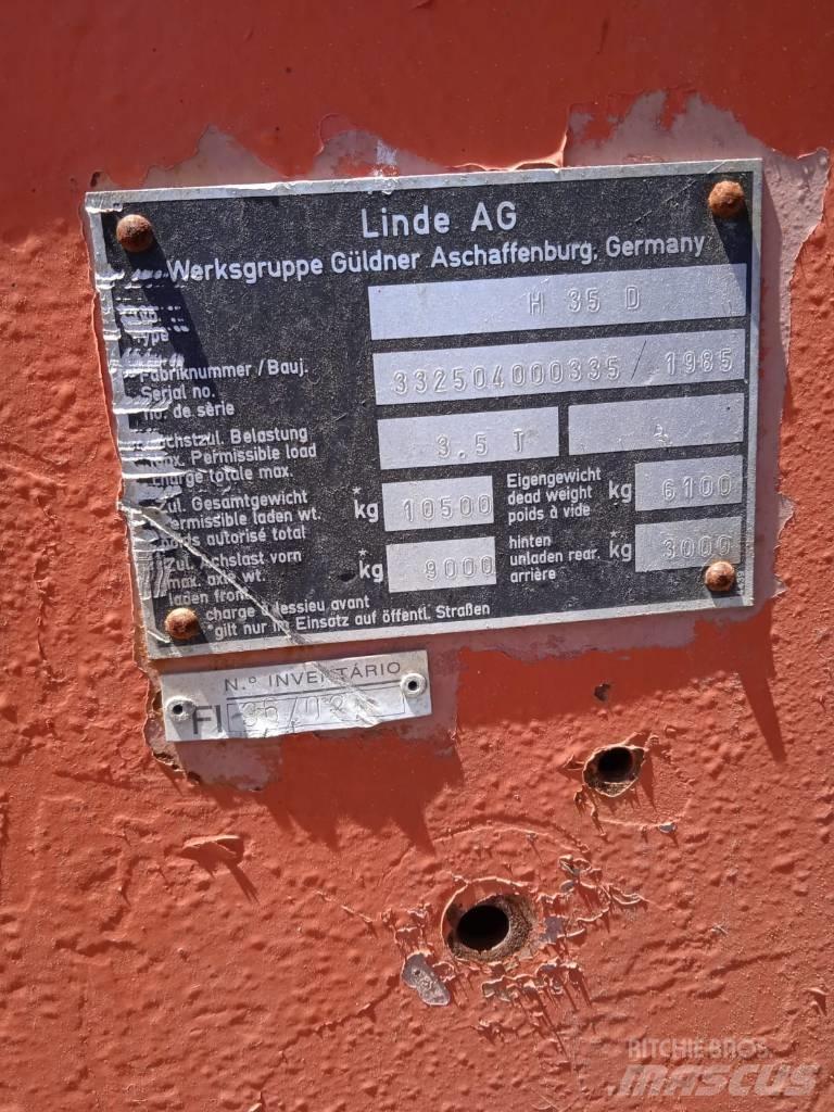 Linde H 35 D Chariots diesel