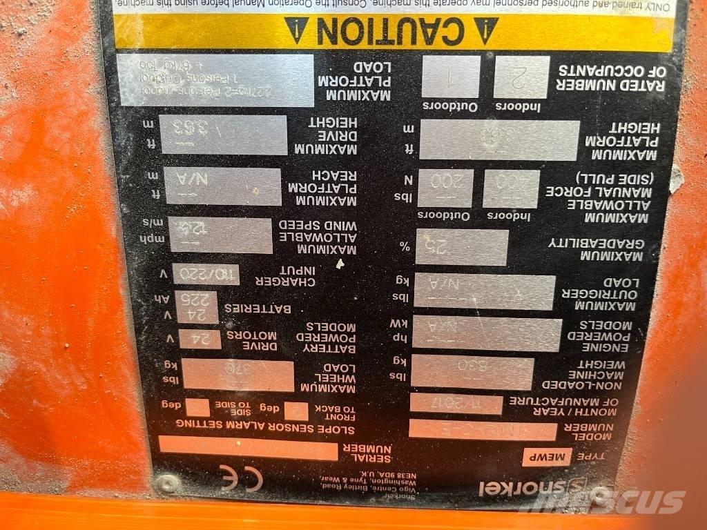 Snorkel TM 12 Mât vertical