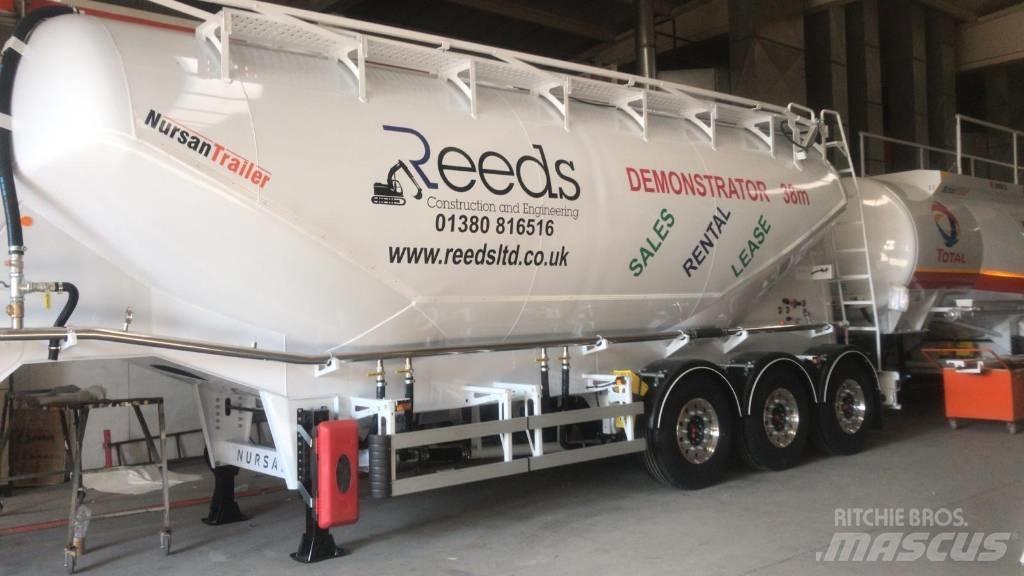 Nursan dry tanker Semi remorque citerne