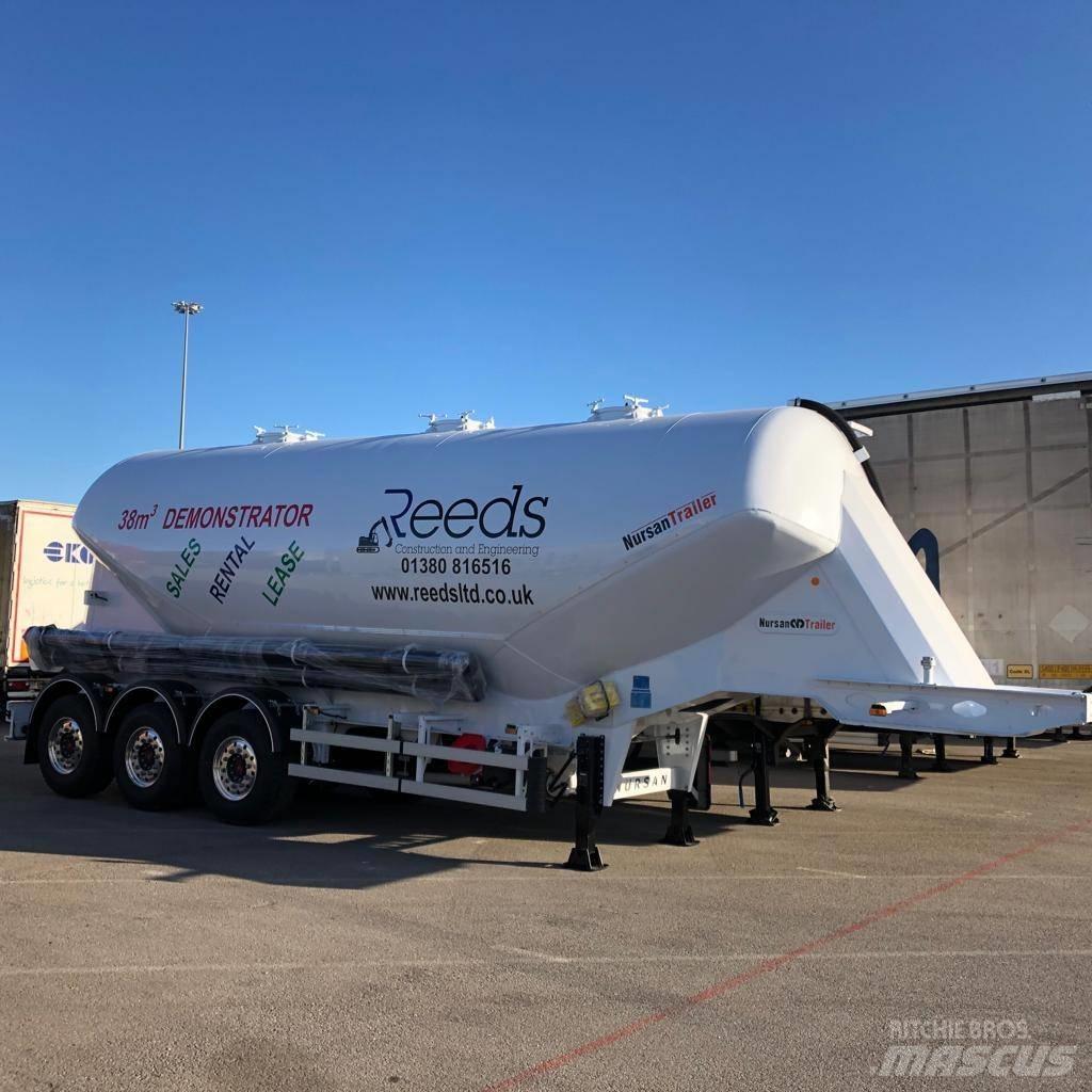 Nursan dry tanker Semi remorque citerne