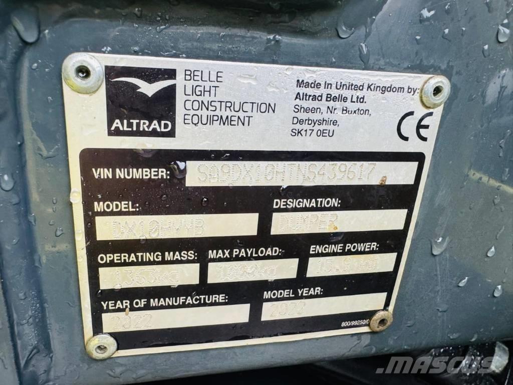 Altrad Belle DX1000 Mini tombereau