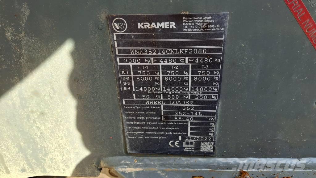 Kramer 8115 Chargeuse sur pneus