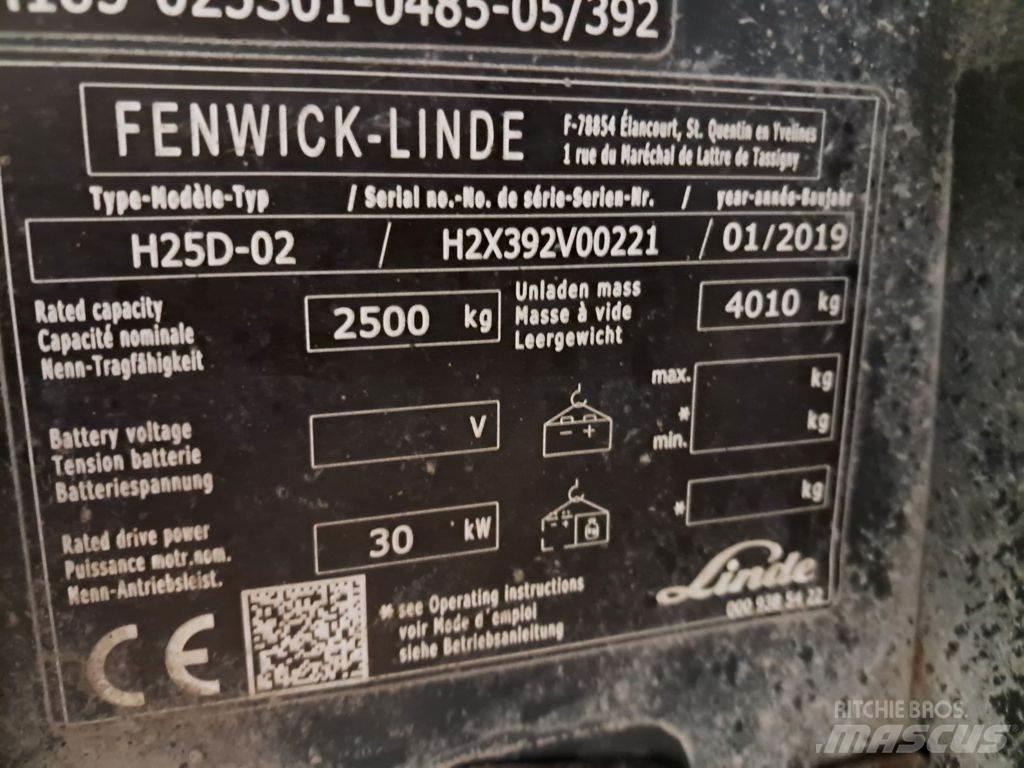 Linde H25D-02 Chariots diesel