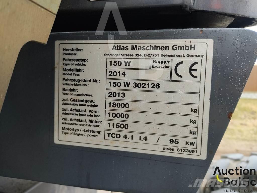 Atlas 150 W Pelle sur pneus