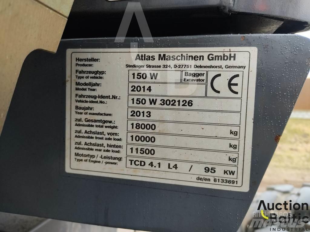 Atlas 150 W Pelle sur pneus