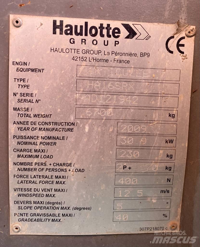 Haulotte HA 16 SPX Nacelles articulées