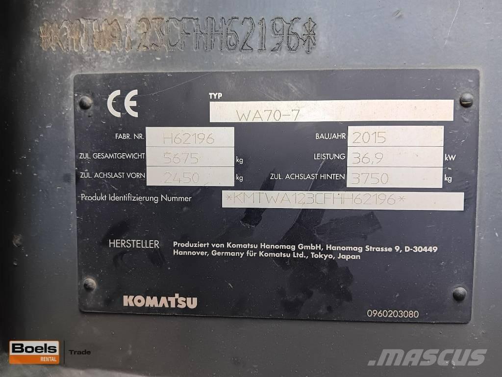 Komatsu WA 70-7 Chargeuse sur pneus