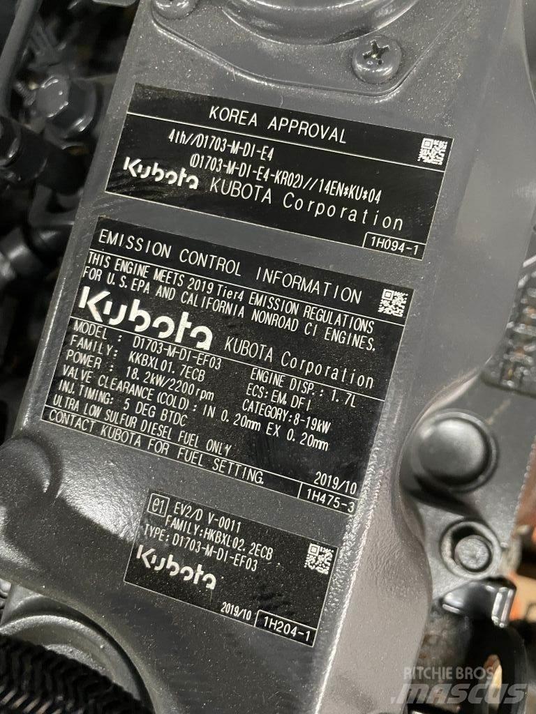 Kubota D1703 Moteur