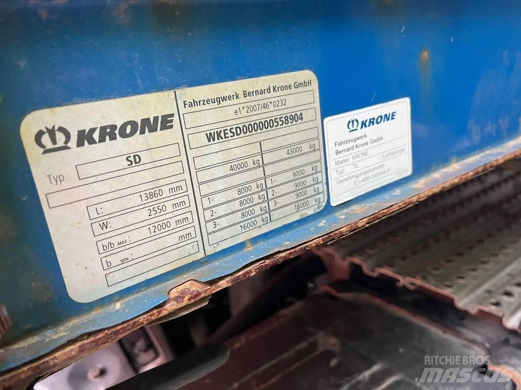 Krone SD Semi remorque à rideaux coulissants (PLSC)