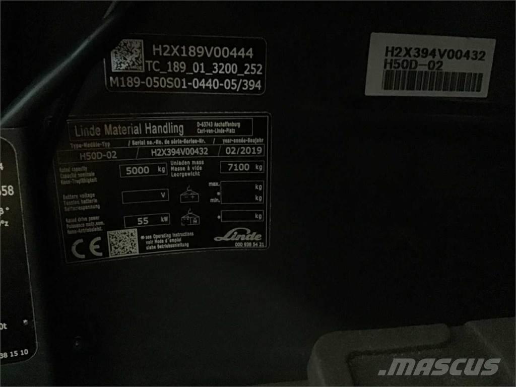 Linde H50D Chariots diesel