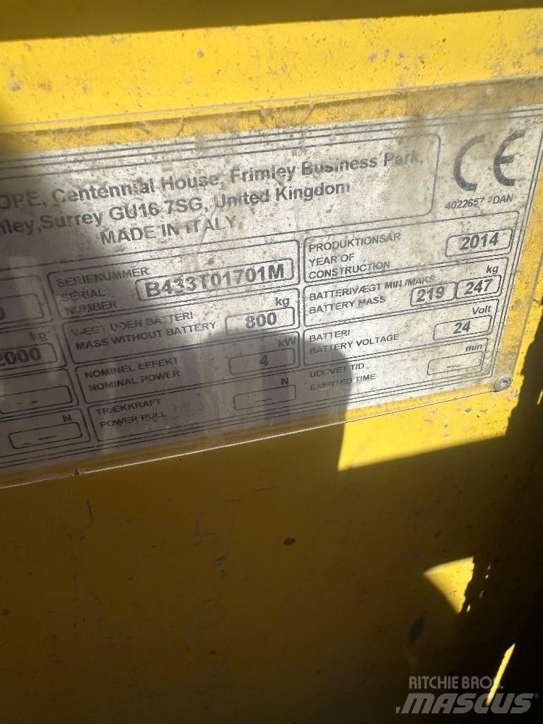 Hyster P 2.0 Gerbeurs Automoteurs