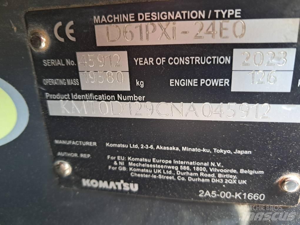 Komatsu D61PXI-24E0 Bouteurs sur chenilles