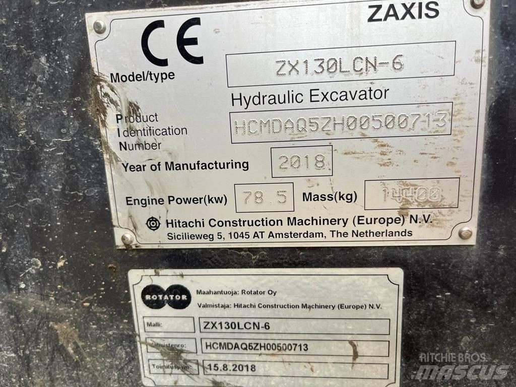 Hitachi ZX130LCN-6 Pelle sur chenilles
