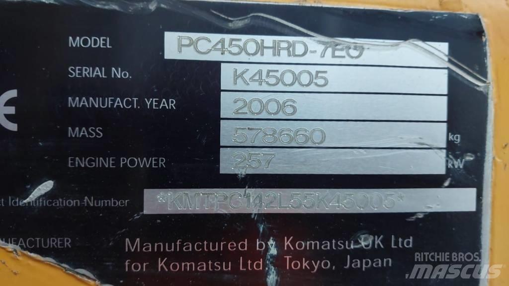 Komatsu PC450HRD-7E0 Pelle de démolition