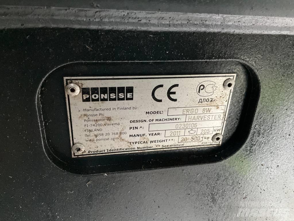 Ponsse ERGO 8W Abatteuse