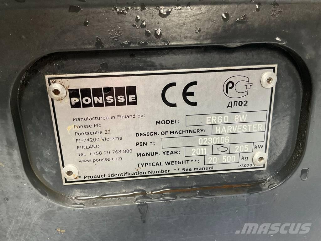 Ponsse ERGO 8W Abatteuse