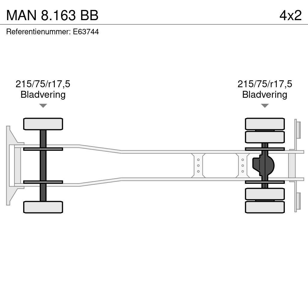 MAN 8.163 BB Camion Fourgon
