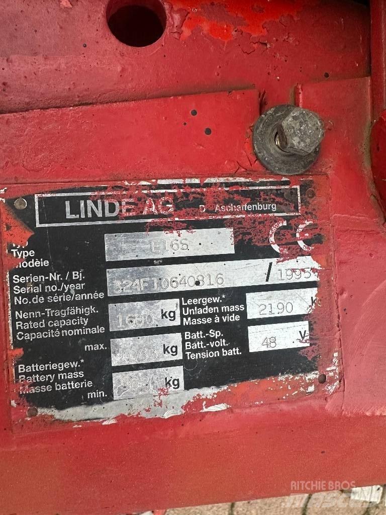 Linde E 16 S Chariots élévateurs électriques