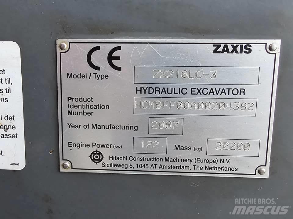 Hitachi ZX 210 LC-3 Pelle sur chenilles