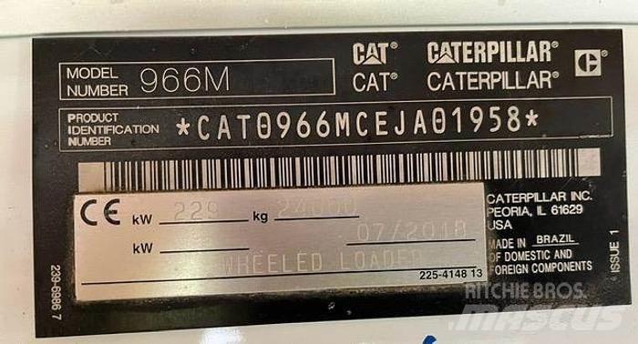 CAT 966M Chargeuse sur pneus