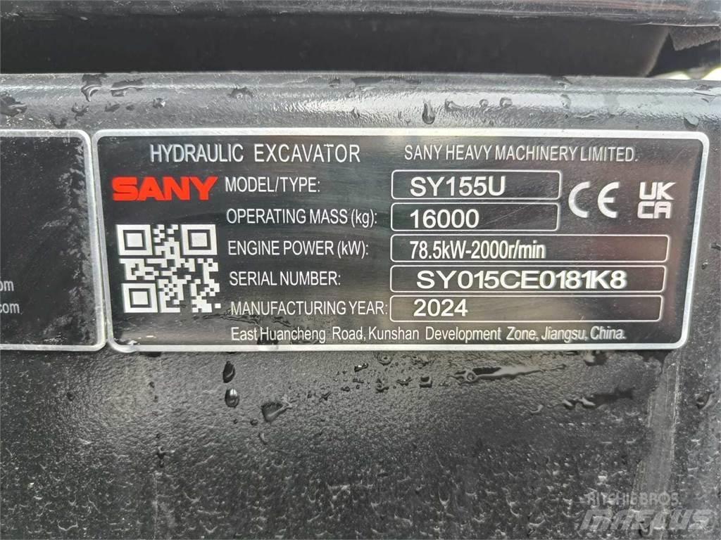 Sany SY155U Pelle sur chenilles