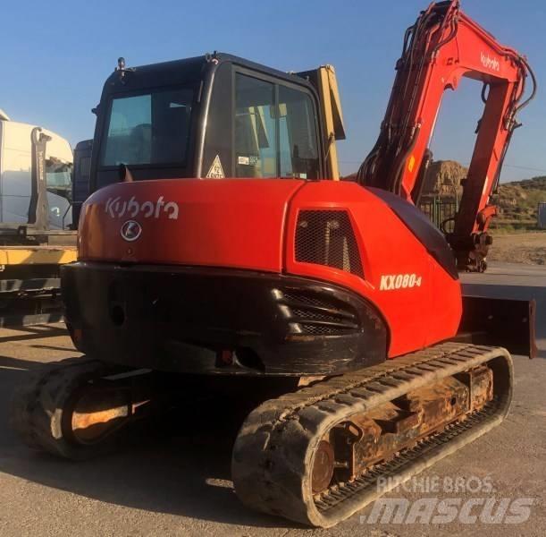 Kubota KX 080-4 Mini pelle 7t-12t