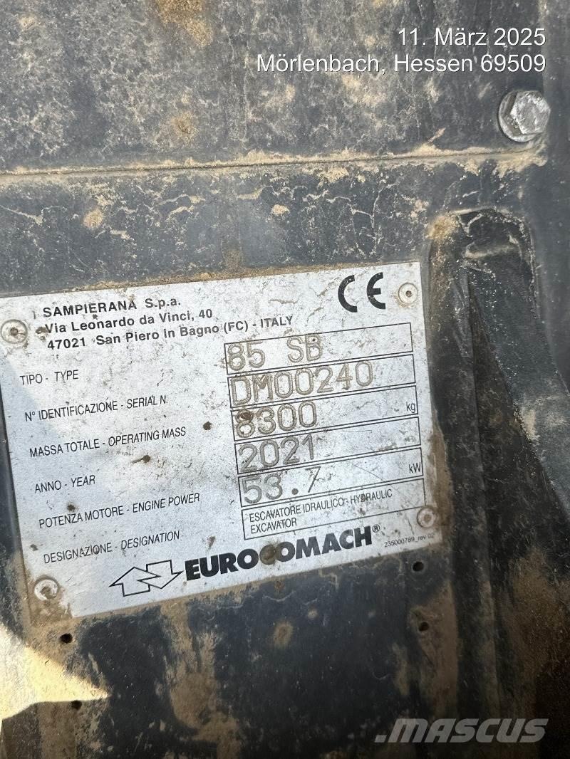 Eurocomach 85SB Mini pelle < 7t