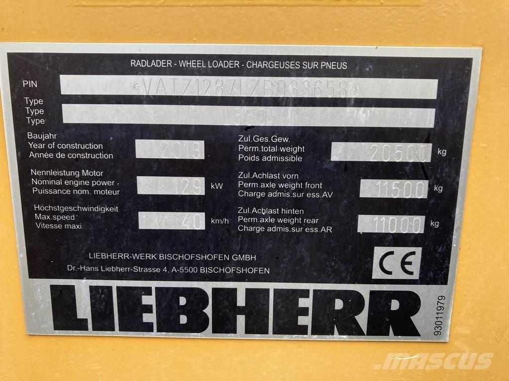 Liebherr L 550 Chargeuse sur pneus