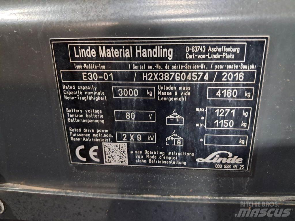 Linde E30-01 Chariots élévateurs électriques