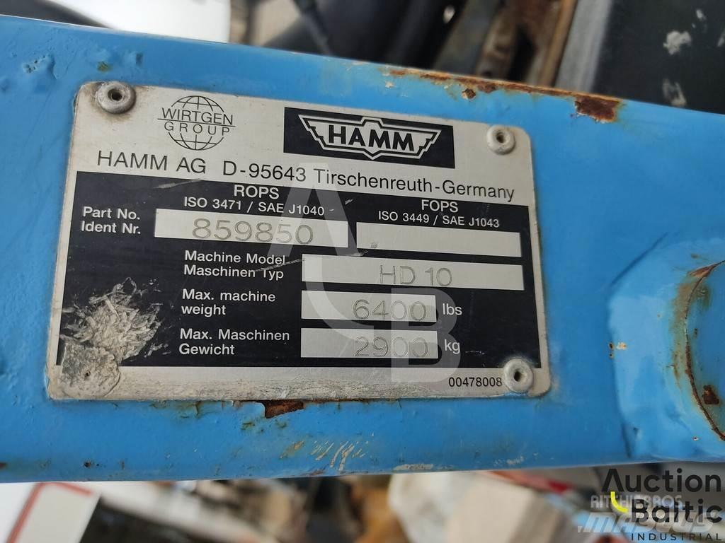 Hamm HD 10 Autres rouleaux