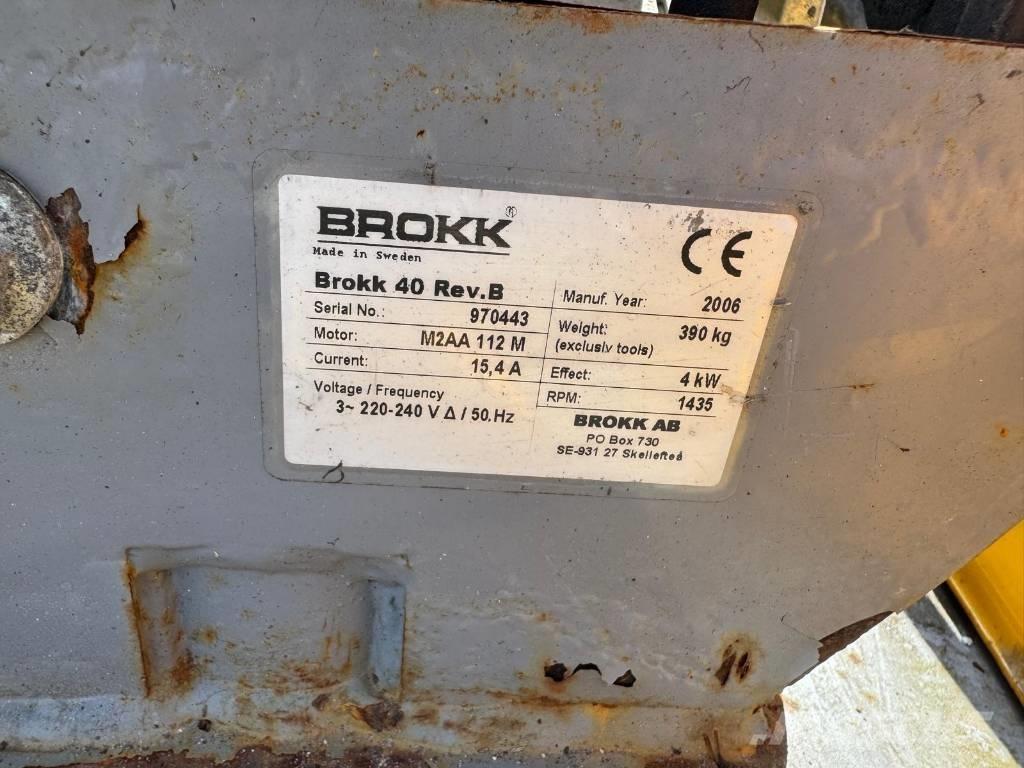 Brokk 40 Pelle de démolition