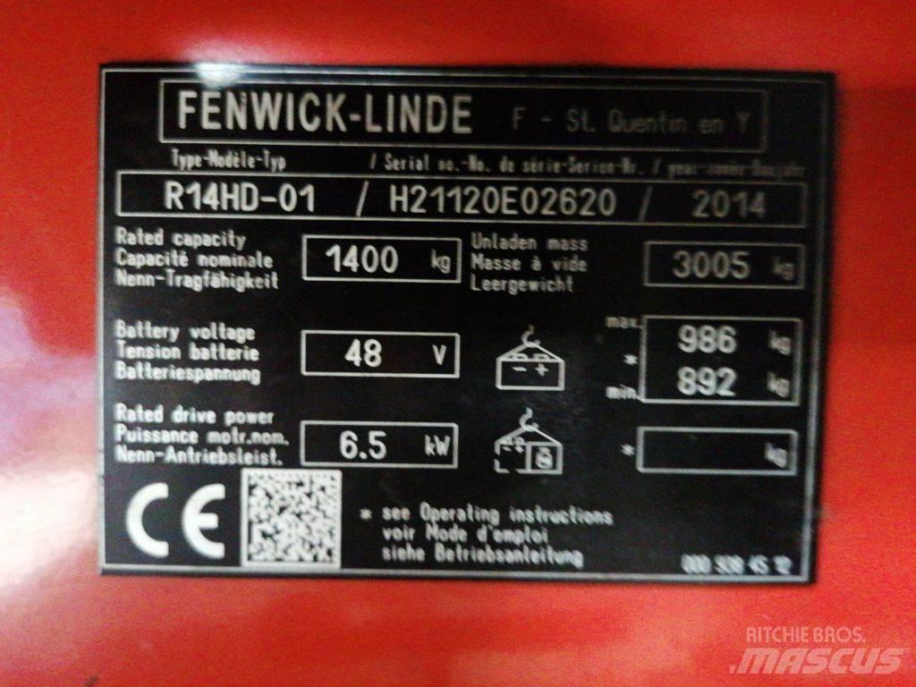 Linde R14HD-01 Chariot à mât rétractable