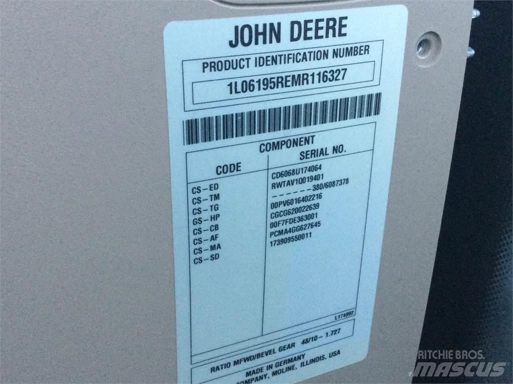 John Deere 6195R Tracteur
