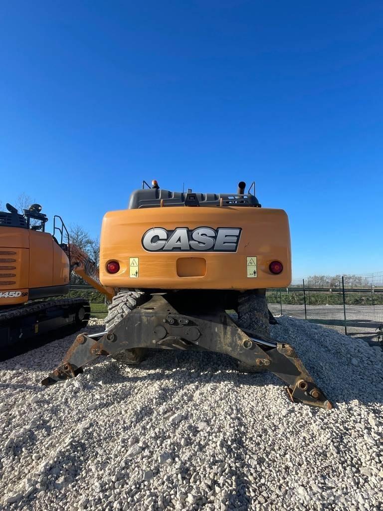 CASE WX218 Pelle sur pneus
