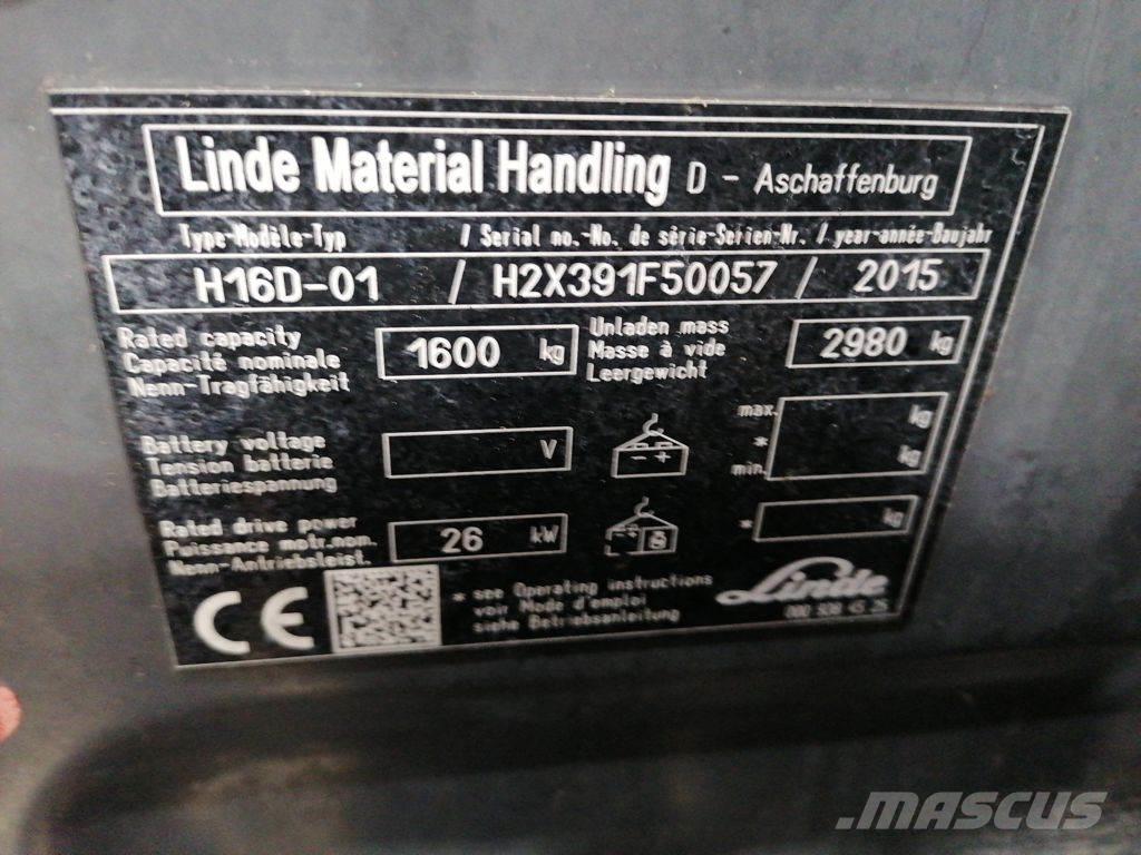 Linde H16D-01 Chariots diesel