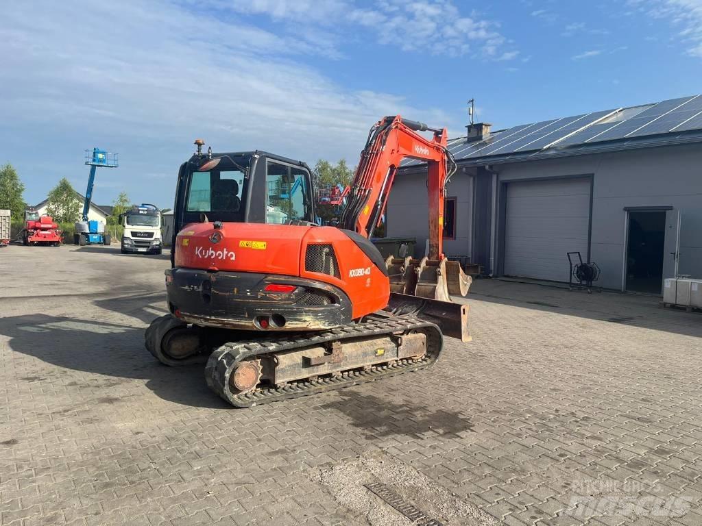 Kubota KX 080-4 Mini pelle 7t-12t