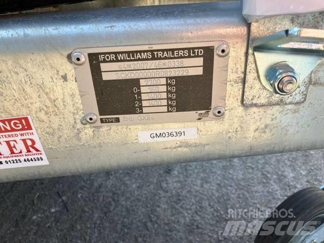 Ifor Williams GX 84 Remorque surbaissée