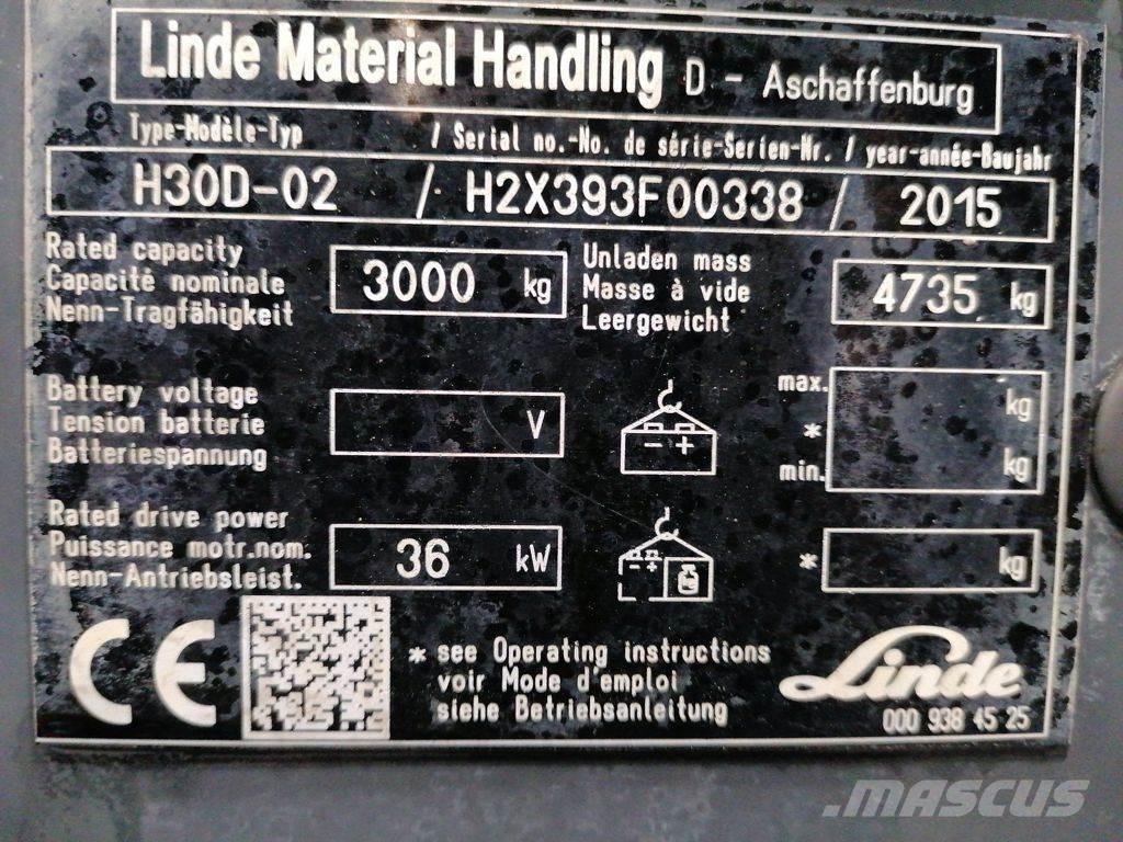 Linde H30D-02 Chariots diesel