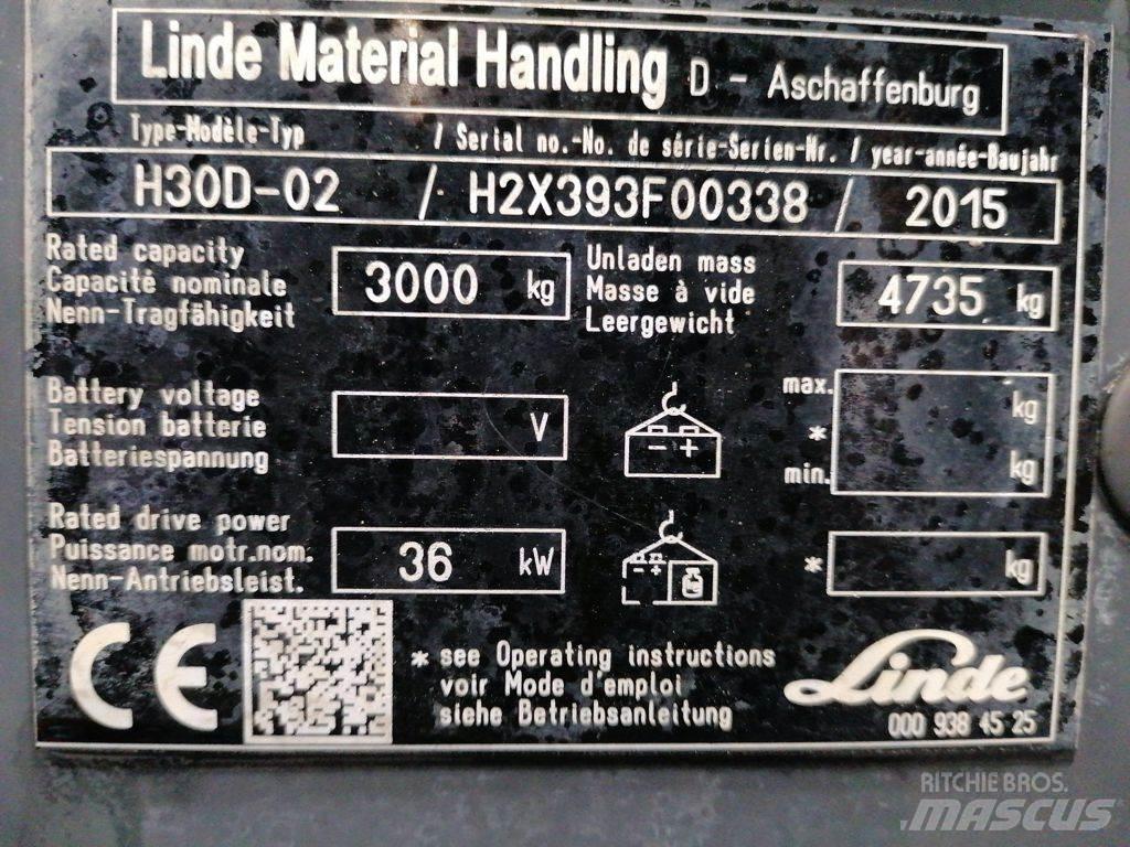 Linde H30D-02 Chariots diesel