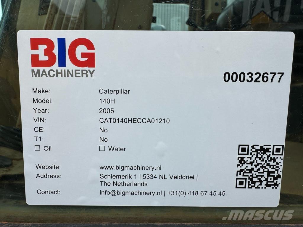 CAT 140H Niveleuse