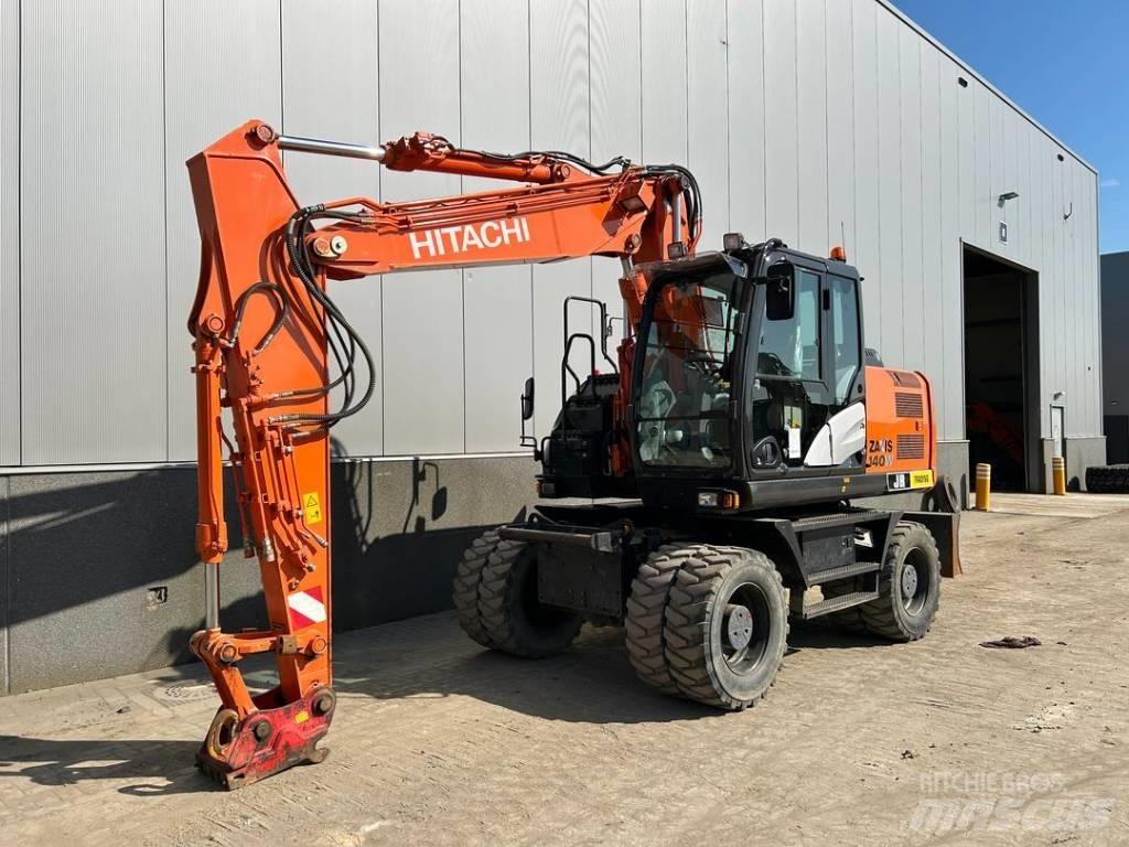 Hitachi ZX 140 W-5B Pelle sur pneus