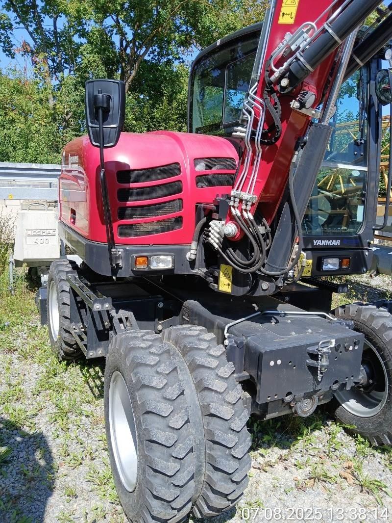 Yanmar B75W Pelle sur pneus