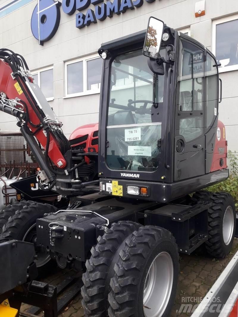 Yanmar B75W Pelle sur pneus