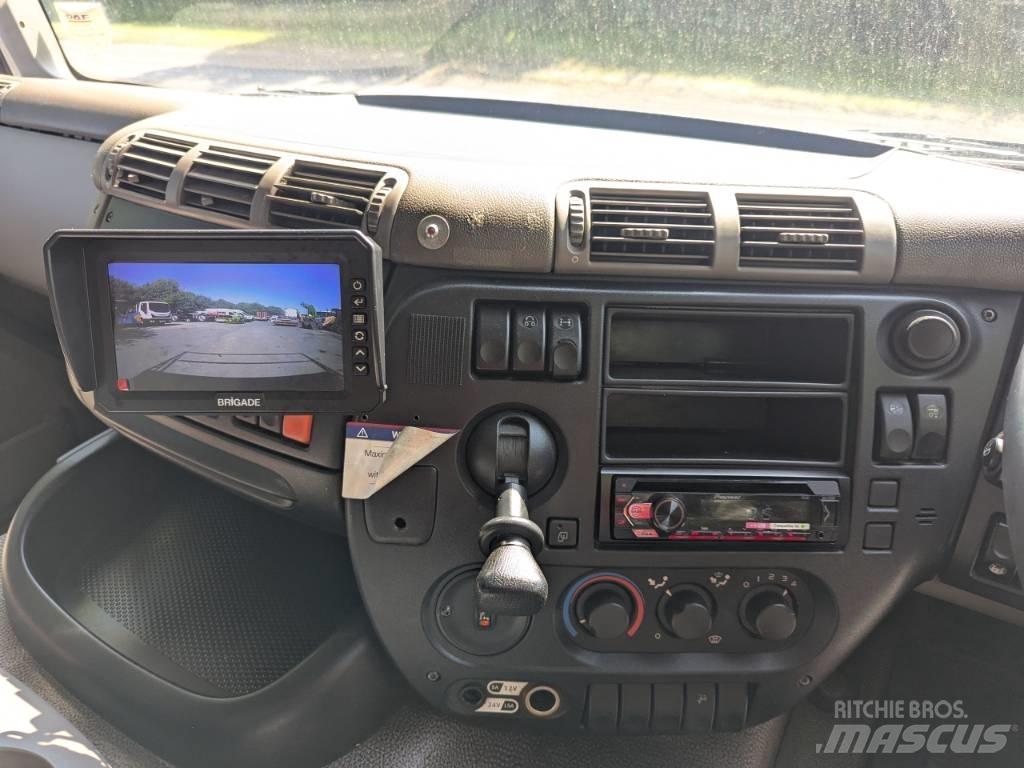 DAF CF 85.410 Camion plateau ridelle avec grue