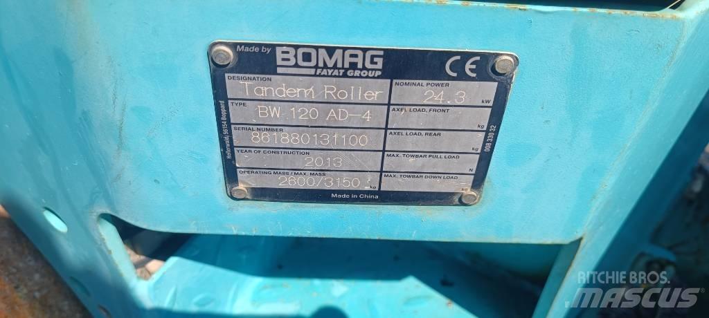 Bomag BW 120 AD-4 Rouleaux tandem