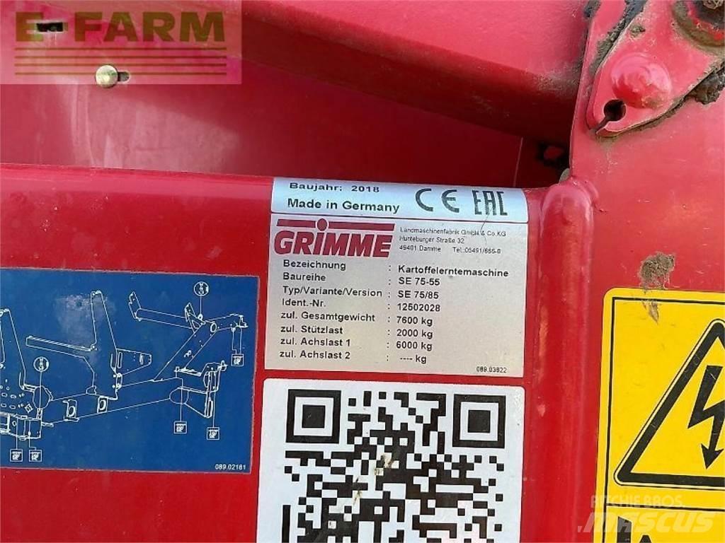 Grimme se 75-55 Moissoneuse de Pomme de Terre
