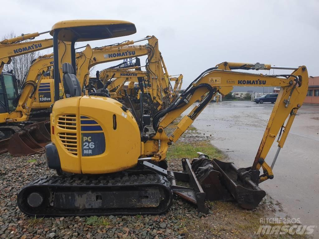 Komatsu PC26MR-3 Mini pelle < 7t