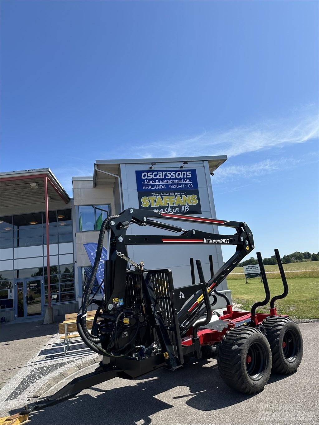 Mowi 1050WD Remorque forestière avec grue