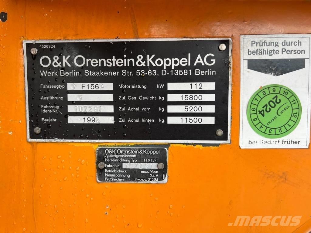 O&K F 156 A Niveleuse