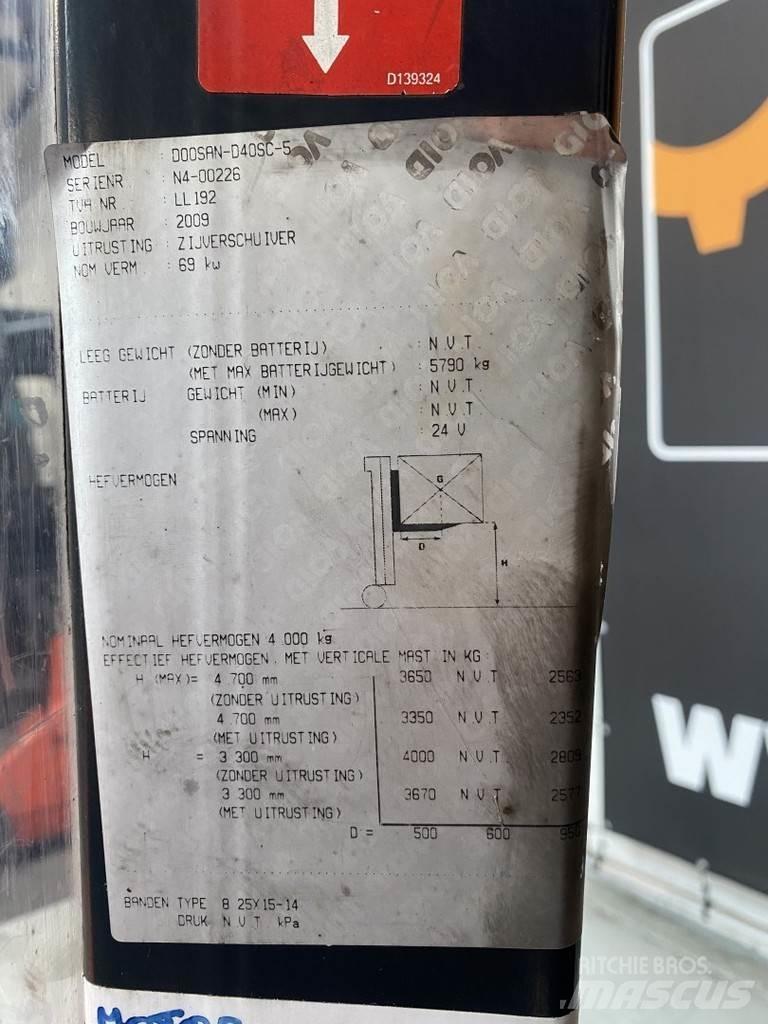 Doosan D40SC-5 Chariots diesel